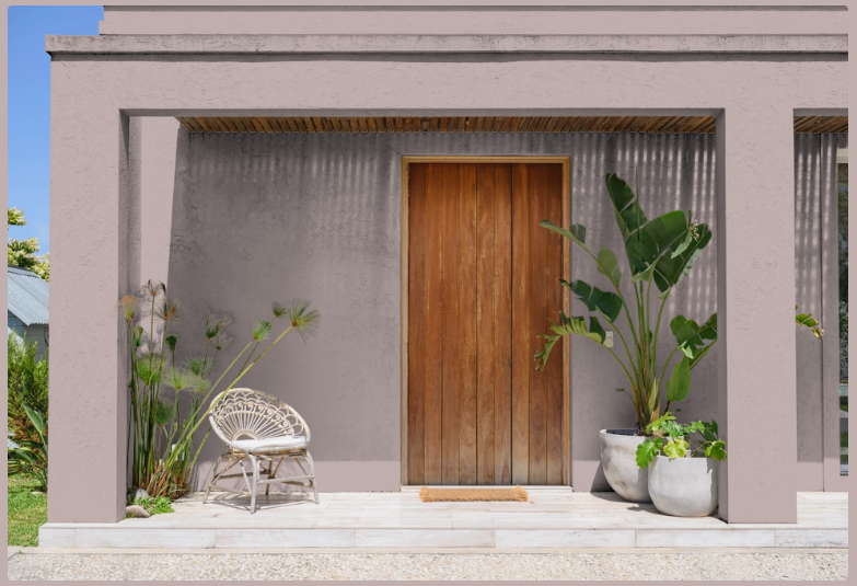 Fachada de casa com a cor Tempestade da Suvinil